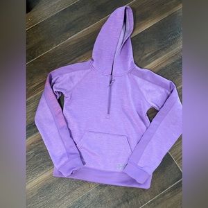 Girls Under Armour Half Zip Sweater pull over, size youth small